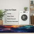 thumbnail image 3 of 4x6 Galaxy Rug - Washable Non-Slip Soft Area Rug for Living Room Bedroom, Colorful Universe Nebula Outer Space Carpet, Home Decor & Gifts, 3 of 7