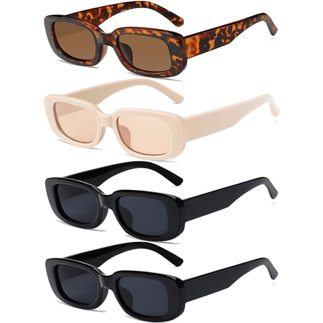 Gafas de sol Tskestvy Retro Vintage Small Square 90s UV400 para mujer
