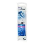Philips Sonicare Sensitive Replacement Toothbrush Heads For Sensitive Teeth, HX6053/64, 3-pk