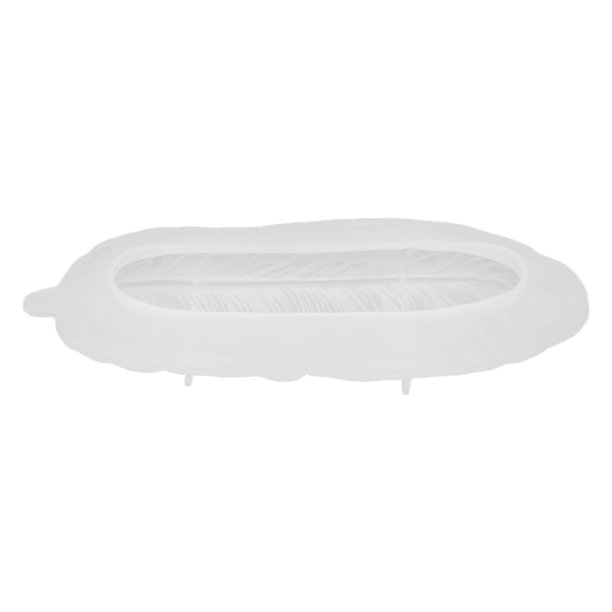 Moldes de resina de silicona con forma de pluma, moldes de resina de silicona con forma de pluma, molde de resina para decoración, bandeja de plumas, molde artesanal, características mejoradas