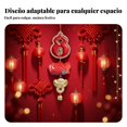 thumbnail image 3 of Abbraccia Decoración colgante de felpa para Año Nuevo, adorno de dibujos animados para manija de puerta, decoración de entrada festiva, 3 of 6