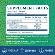Probiotic & Prebiotic Capsules | Pre and Probiotics for Synbiotic Gut Health & Bloating Relief for Women & Men | 20 Billion CFU | Vegetarian | 60 Ct.