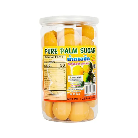Dragonfly Authentic Pure Palm Sugar, Caramel Butterscotch Molasses, 22.9 oz