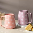 thumbnail image 4 of ThrottleT-24 oz Large Ceramic Coffee mugs, Extra Large Tea and Coffee Cups, Large Handle Coffee Mug for Office and Home, Microwave and Diahwasher Safe. (24 oz violet), 4 of 13