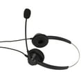 thumbnail image 4 of Double Sided Headset, H360-TYPE-C Button Control Binaural Business Headset Flexible ABS Black  For Conference Call For Online Course, 4 of 8