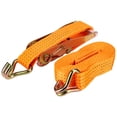 thumbnail image 4 of Tie Down Straps, Safe Orange Ratchet Strap With Double J Hook For Trailer, 4 of 8