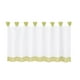 thumbnail image 4 of Cortinas de café ciegas de baño corta de cocina de 6 57x24 pulgadas verde Zulema Cortina de ventana Cortina de café, 4 of 8