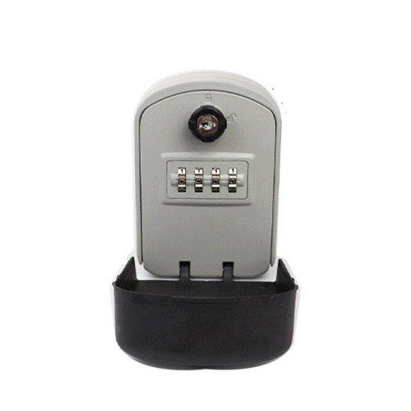 Wall Mount Key Storage Secret Box ,Organizer 4 Digit Combination Password Security Code Lock with Key Safe Box for Home Outdoor ,Easy Installation