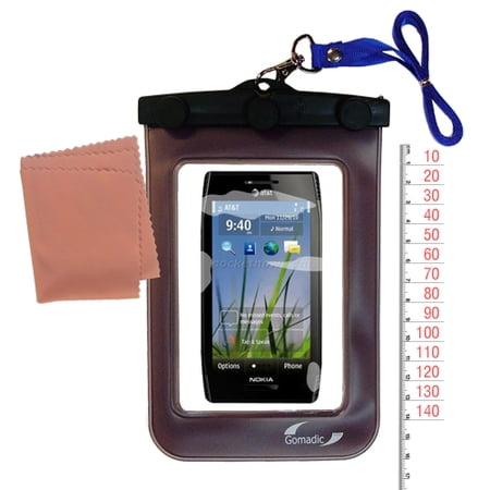 Gomadic Clean and Dry Waterproof Protective Case Suitablefor the Nokia X7-00 to use Underwater