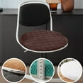 thumbnail image 4 of Sofa Vama Ropa de Cama Cojín redondo de 30 cm para silla, suave, de pana lavable y antideslizante, con cremallera, para comedor interior. for Navideño, 4 of 4