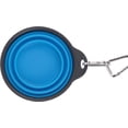 thumbnail image 2 of Dexas Pets Collapsible Travel Cup, Large/2 Cup Capacity, Pro Blue Large/2 Cup Pro Blue, 2 of 3