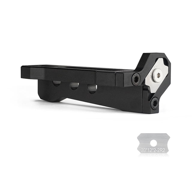 spellwife Lame d'Angle Coupe-Bordure Professionnel Longue Durée Opération Simple Accessoires de Menuiserie Fournitures de Menuiserie R1+R2 Lame