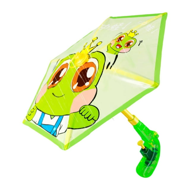 Juguete de agua con forma de paraguas, divertido regalo, juego interactivo único de lucha contra el agua. Rana