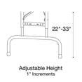 thumbnail image 4 of Correll Heavy Duty 30" x 60" Adjustable Height Blow Molded Folding Table - RA3060, 4 of 12