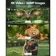 thumbnail image 3 of Jumelles de Vision Nocturne 4K, Lunettes de Vision Nocturne Infrarouges Numériques HD Ruaiok, Lunettes de Vision Nocturne à Zoom 8X pour Adultes Chasse Camping, 3 of 8