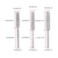 thumbnail image 2 of BE-TOOL 6Pcs Titanium Plated Diamond Bits Diamond Chainsaw Sharpener Burr Sharpener Stone Electric Kit for Polishing Grinding 4.0mm Silver, 2 of 8