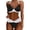 Beige, variant on Women's Two Piece Bikini Set Push Up Underwire Top Adjustable Back Vintage Swimsuit for Beach Pool Swimwear