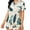 White, variant on Oalirro Silk Pajamas Sets Casual Short Sleeve Top with Shorts Homewear Two-Piece Sleepwear Pink,L