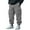 Gray, variant on Gytharion Mens Cargo Sweatpants Winter Loose Cozy Cinch Bottom Joggers Fashion Solid Casual Drawstring Elastic Waist Athletic Pants with Multi Pockets