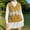 Yellow, variant on EGNMCR Sweaters for Women Women Streetwear Preppy Style Knitwear Tank V Neck Argyle Plaid Knitted Sweater