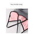 thumbnail image 3 of Jumpingount Ropa interior de mujer, chaleco térmico de Color sólido sin mangas, cálido, para clima frío, Base básica, calentador, ropa Ropa interior Negro Jumpingount AP013312-01, 3 of 6