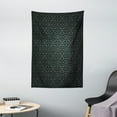 thumbnail image 1 of Dark Grey Tapestry, Medieval Folkloric Ornament Celtic Pattern Vintage Style Abstract Floral Circles, Wall Hanging for Bedroom Living Room Dorm Decor, 40W X 60L Inches, Black Grey, by Ambesonne, 1 of 2