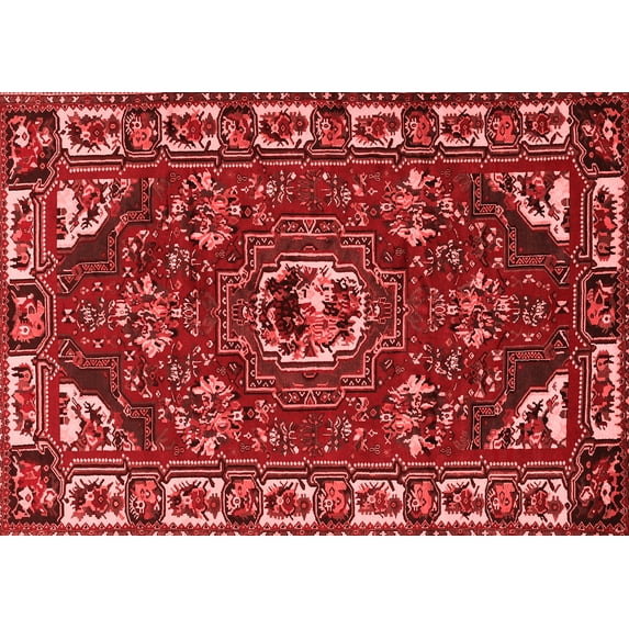 Ahgly Company Indoor Rectangle Persian Red Traditional Area Rugs, 5' x 7'