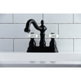 thumbnail image 4 of Kingston Brass KB1600PX Heritage 4 in. Centerset Bathroom Faucet, Matte Black, 4 of 5