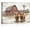 Frame-style, variant on Rustic Farmhouse Highland Cow Wall Art Red Barn Windmill Country Home Decor