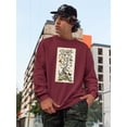 thumbnail image 2 of Chinoiserie Natura. Sweatshirt Men -Naomi McCavitt Designs, Male x-Large, 2 of 4