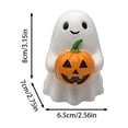 thumbnail image 4 of Halloween Decorations, Ghost Resin Crafts Ornaments, Alloween Decoration for Porch Yard Patio Indoor Decor Fall Autumn Home Shelf Mantel Ornament, 4 of 4