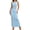 Light Blue, variant on Women’s Solid Sleeveless Lace Cutout Waist Maxi Dress, Soft Stretch Knit Slim Fit Long Dress, Elegant Minimalist Dress for Daily Work Casual Evening Occasions Brown S