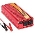 thumbnail image 1 of 1600W,Power Inverter,DC 12V/24V to AC,Car Inverter With Dual USB Car Adapter ,Safety Design, 1 of 7