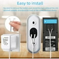 thumbnail image 2 of Video doorbell Special Power Transformer, 18V500MA Ring doorbell Power Adapter, Compatible with Ring, Nest, Eufy, Wyze, Arlo Wireless Video doorbell (with 315in Cable White), 2 of 3