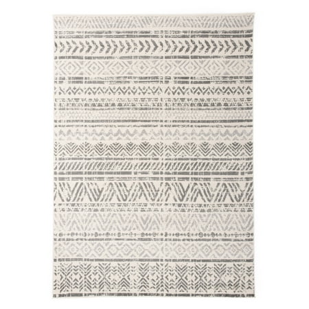 Geometric Bohemian Design Area Rug 5' x 7' Gray (The Best Rum In The World 2019)