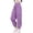 Purple, variant on CPNG Girls Casual Baggy Cargo Pants Teen Girls Multi-Pocket Straight Wide Leg Athletic Pants Loose Elastic Waist Cargo Trousers(Pink,7-8 Years)