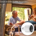 thumbnail image 2 of BESTONZON Bimini Eye 316 Stainless Steel Plated Silver for Yacht Easy Installation Marine Hardware, 2 of 6