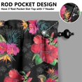 thumbnail image 5 of Kitchen Curtains and Valance Set 36 Inch Tier Pioneer Colorful Floral 3 Pieces Set Dining Room Small Curtain Drapes Cafe Curtains Valance for Home Decor Rod Pocket, 5 of 6
