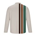 thumbnail image 4 of Big & Tall Golf Shirts for Men Plus Size S-5X Long Sleeve Button Collared T-Shirts Mens Casual Pullover Color-Block Business Work Shirt Tops, 4 of 5