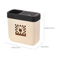 thumbnail image 3 of Rbaofujie Kitchen Storage Shelves Kitchen Plastic Chopstick Cage Kitchen Knife Storage Rack Organization and Storage, 3 of 6