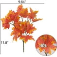 thumbnail image 3 of Morttic 4Pcs DIY Fall Decor Maple Leaves Stems Artificial Leaves Silk Maple Leaves Fall Bouquet for Autumn Indoor Outdoor Home Kitchen Fall Floral Arrangements Thanksgiving Centerpieces Decoration, 3 of 8