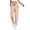 Beige #1, variant on WULMLEO Stretch Active Pants for Women Over 50 Comfy Fit Quick Dry Athletic Pants Running Hiking Joggers with Zipper Pockets Gray L
