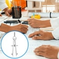 thumbnail image 3 of Visland Metal Spring-Type Caliper Divider Multifunction Bow Compass Divider for Geometry Drafting Engineering Drawing Architecture Tool, 3 of 7