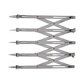 thumbnail image 3 of Stainless Steel Pastry Cutter with 5 Wheels - Multifunctional Dough Wheel Cutter for Accurate and Safe Cutting of Pie, Pizza, Cake, Biscuits, 3 of 5