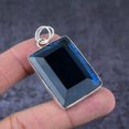 thumbnail image 2 of London Blue Topaz Handmade 925 Sterling Silver Jewelry Pendant 2.09", 2 of 2