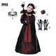 thumbnail image 3 of Vestido de disfraz de vampiro para niños y niñas, disfraz de fantasía para fiesta de Halloween, Caperucita Roja, ropa de Cosplay para fiesta escolar, 3 of 5