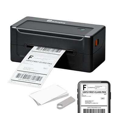 Meihengtong Bluetooth Shipping Label Printer, 4x6 Wireless Thermal Label Printer for Shipping Package & Small Business