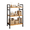 wood, variant on 3-Tier Industrial Style Open Bookshelf, Freestanding Storage Organizer Shelves for Home, Office, Living Room & Kitchen