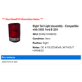 thumbnail image 2 of Right Tail Light Assembly - Compatible with 2003 Ford E-250, 2 of 2
