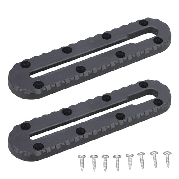 2Pcs Slide Track Rails Bracket Kayak Low Profile Track Replacement Kayak Gear Rails Mounting Accessories Enduring